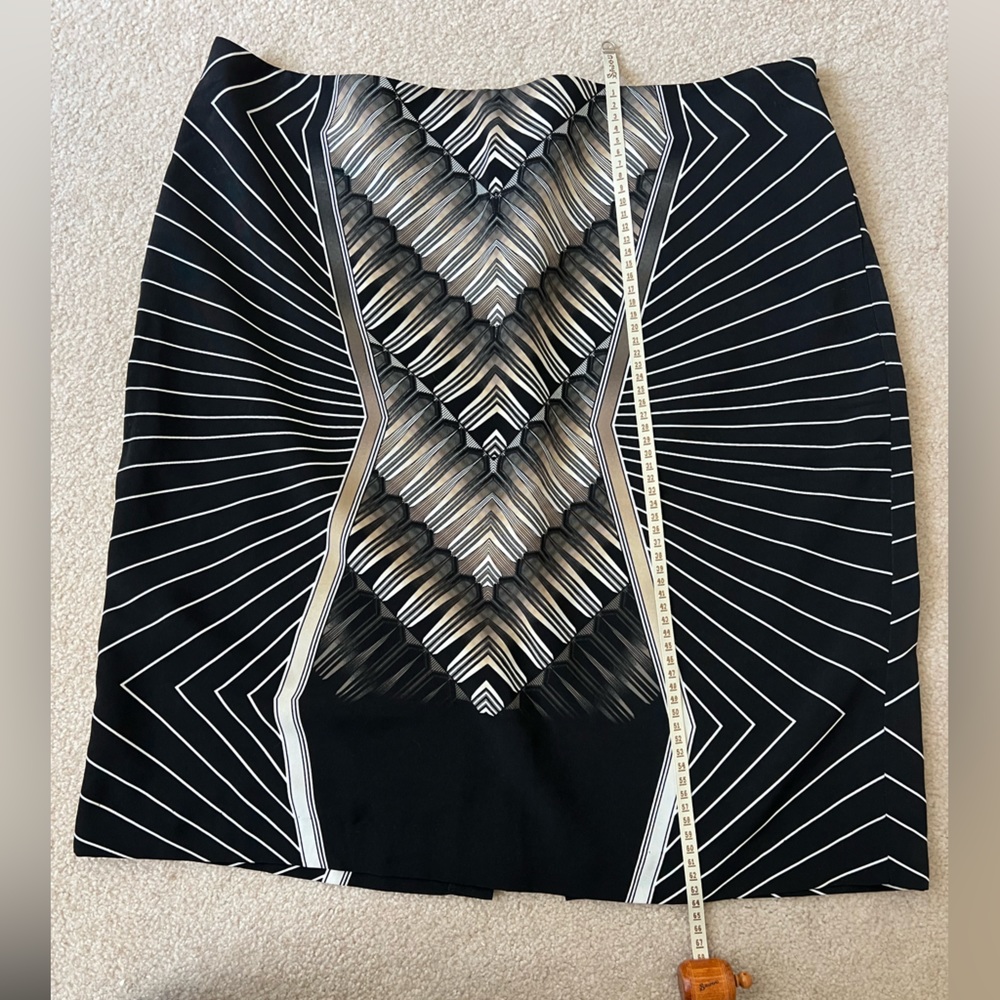 Worthington skirt, size 18, Art Deco print - Picture 7 of 8